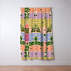 New Beginning - Floral Bird and Butterfly Window Curtain Gallery Image 3