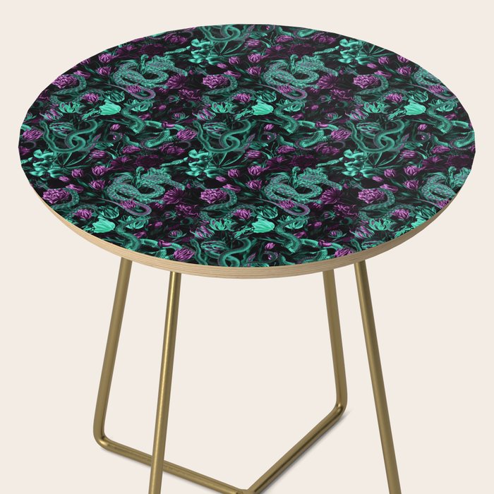 Floral and Snake Night Side Table Gallery Image 2