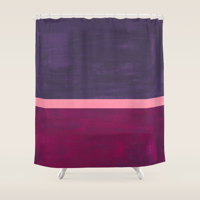 Pink Mauve  Shower Curtain Gallery Image 1