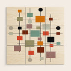 Mid-Century Modern Art 1.3.1 Wood Wall Art Gallery Image 1