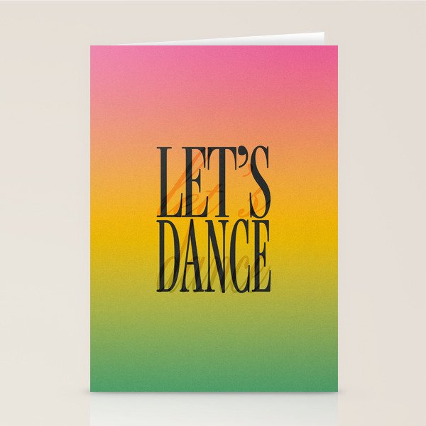 Let's Dance Stationery Card Gallery Image 1