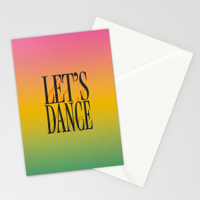 Let's Dance Stationery Card Gallery Image 2