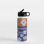 Still Life Wild Flowers Bouquet in Vase Bright colours Water Bottle Gallery Image 1