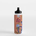 Still Life Wild Flowers Bouquet in Vase Bright colours Water Bottle Gallery Image 3