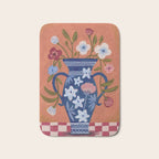 Still Life Wild Flowers Bouquet in Vase Bright colours Bath Mat Gallery Image 1