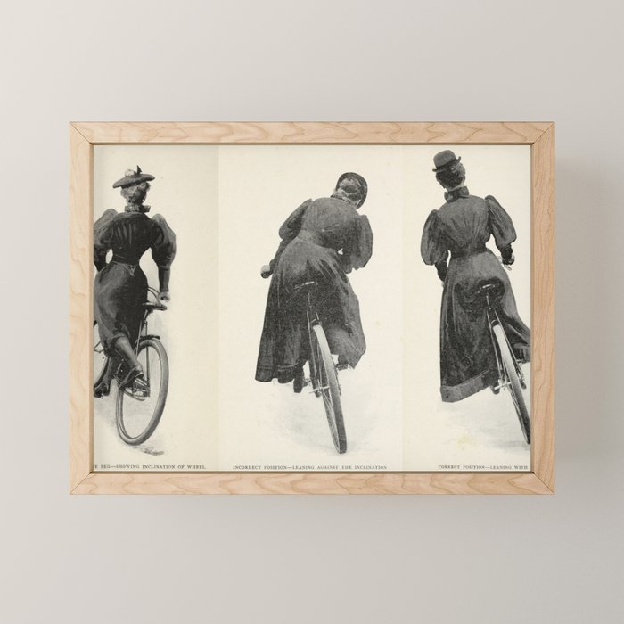Art from Bicycling for Ladies (1896) Mini Art Print Gallery Image 1