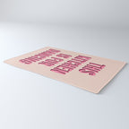 This Kitchen Is For Dancing (Pink) Rug Gallery Image 3