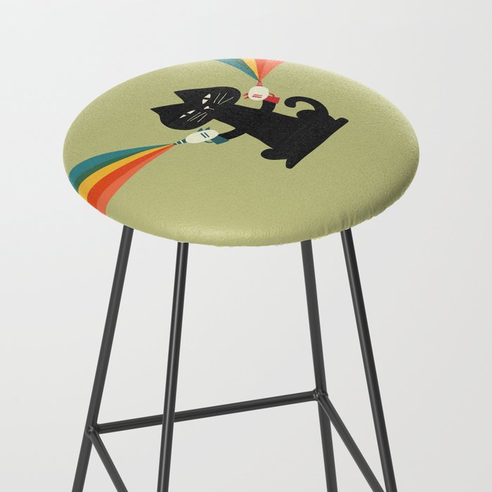 Ray gun cat Stool Gallery Image 2