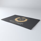 Wild & Free Wolf - Gold & Grey Rug Gallery Image 3