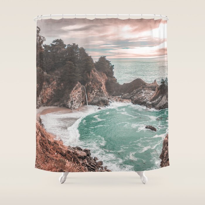 Big Sur California Shower Curtain Gallery Image 1