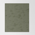 Lines #6 (Olive Green) Throw Blanket Gallery Image 2