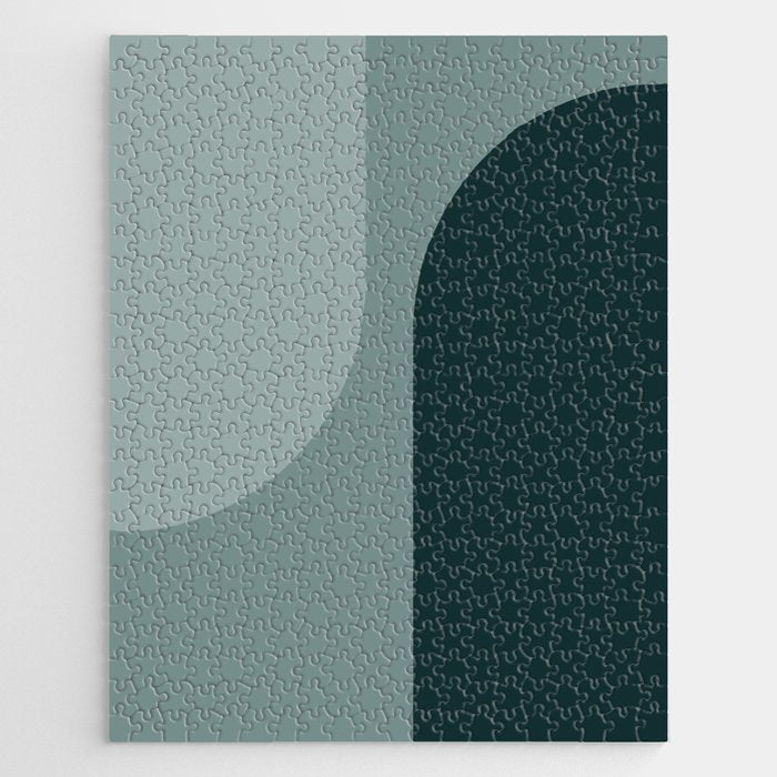 Modern Minimal Arch Abstract X Jigsaw Puzzle Gallery Image 1