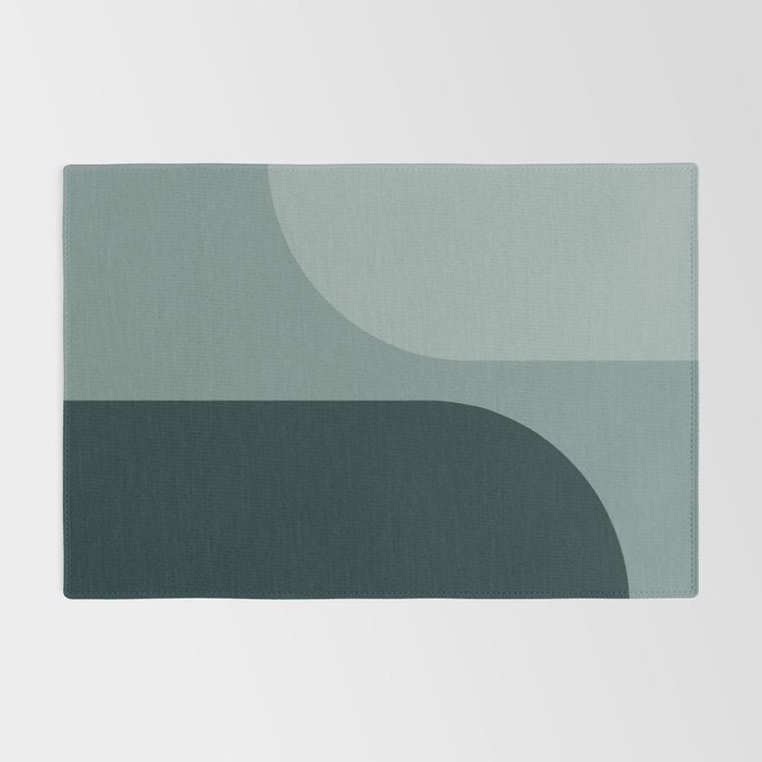 Modern Minimal Arch Abstract X Rug Gallery Image 2