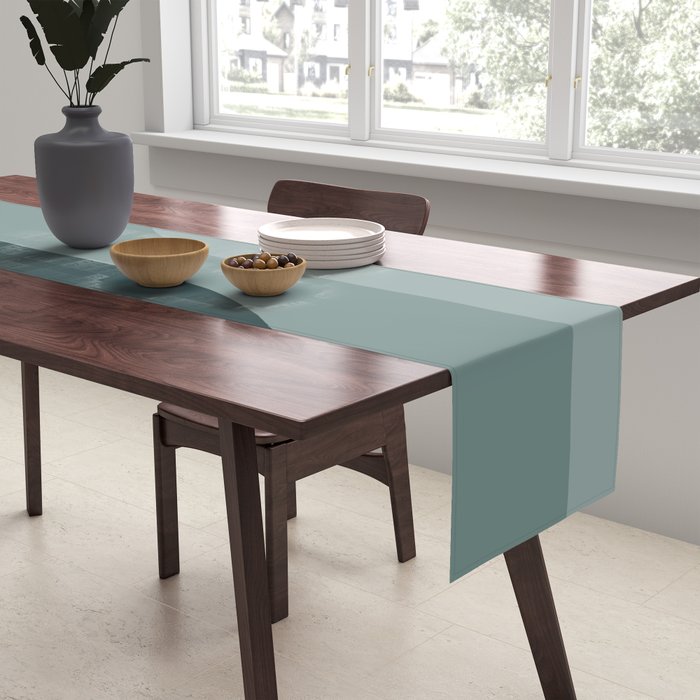 Modern Minimal Arch Abstract X Table Runner Gallery Image 2