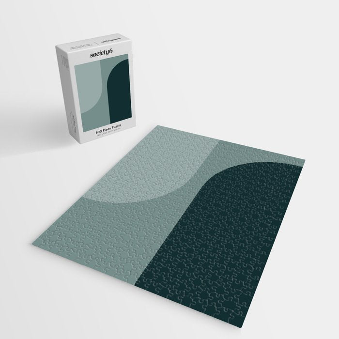 Modern Minimal Arch Abstract X Jigsaw Puzzle Gallery Image 2