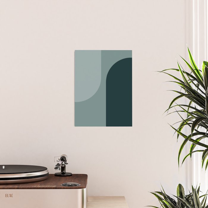 Modern Minimal Arch Abstract X Poster Gallery Image 2