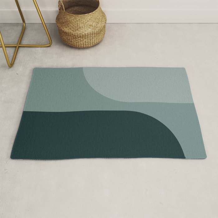 Modern Minimal Arch Abstract X Rug Gallery Image 1