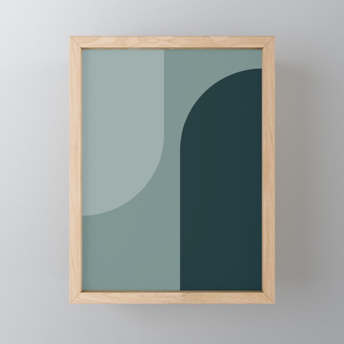 Modern Minimal Arch Abstract X Mini Art Print Gallery Image 1