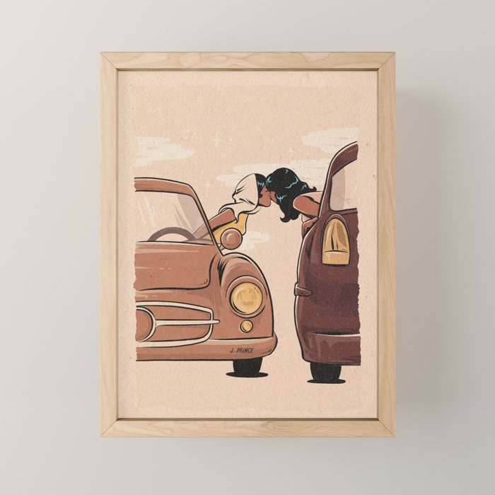 take a risk Mini Art Print Gallery Image 1