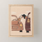 take a risk Mini Art Print Gallery Image 1