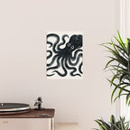 Minoan Octopus - Black Ink Poster Gallery Image 2