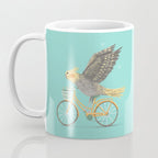 Cockatiel on a Bicycle Coffee Mug Gallery Image 3