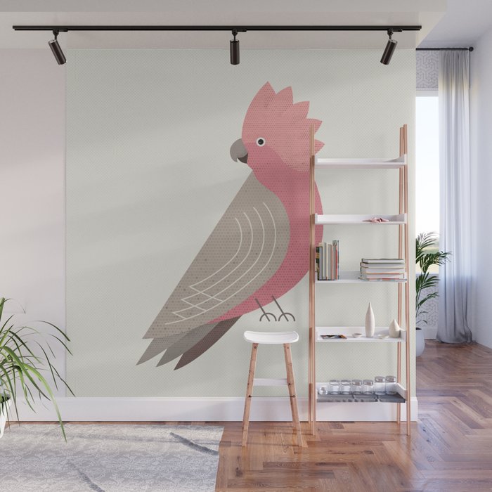 Whimsy Galah Wall Mural Gallery Image 1