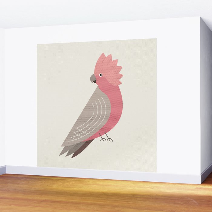 Whimsy Galah Wall Mural Gallery Image 2