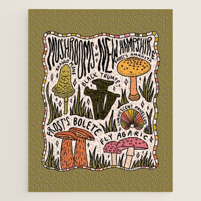 Mushrooms of New Hampshire Jigsaw Puzzle Gallery Image 1