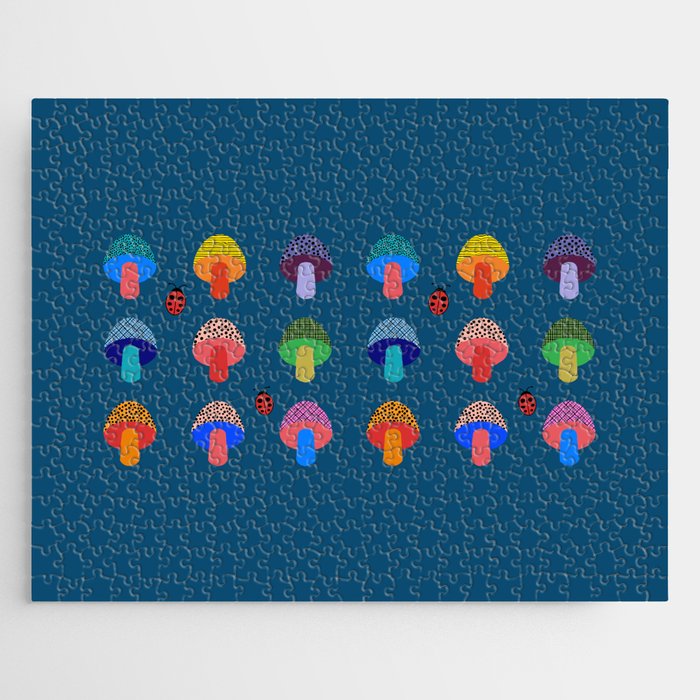 Mod Mushrooms Jigsaw Puzzle Gallery Image 1