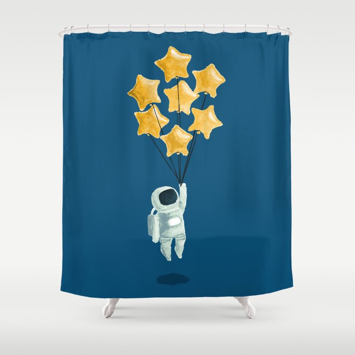 Astronaut's dream Shower Curtain Gallery Image 1
