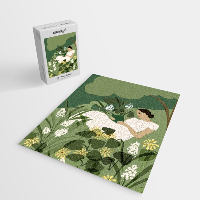 Books, Spring, Flowers Jigsaw Puzzle Gallery Image 2