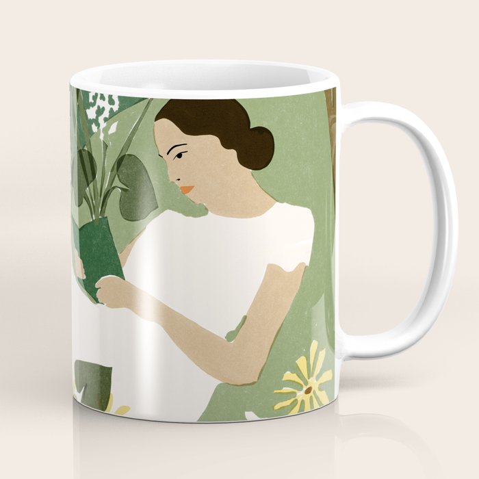 Books, Spring, Flowers Coffee Mug Gallery Image 1