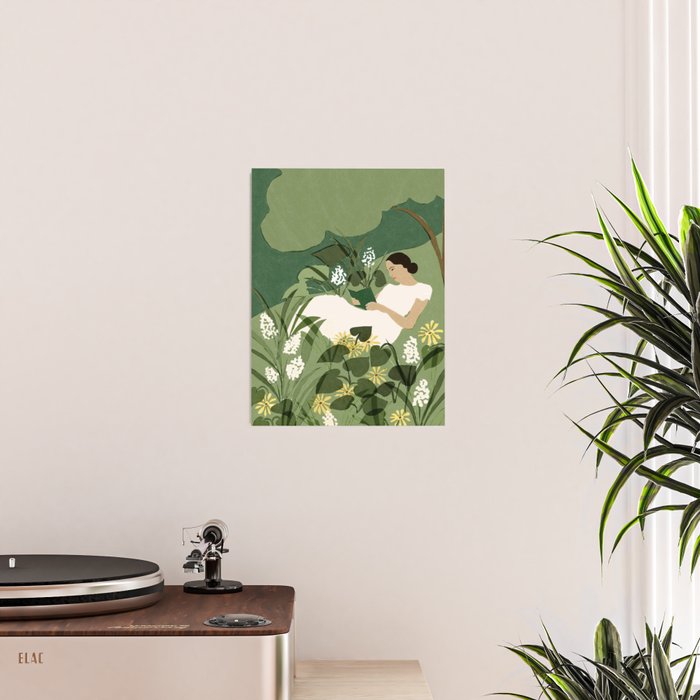 Books, Spring, Flowers Poster Gallery Image 2