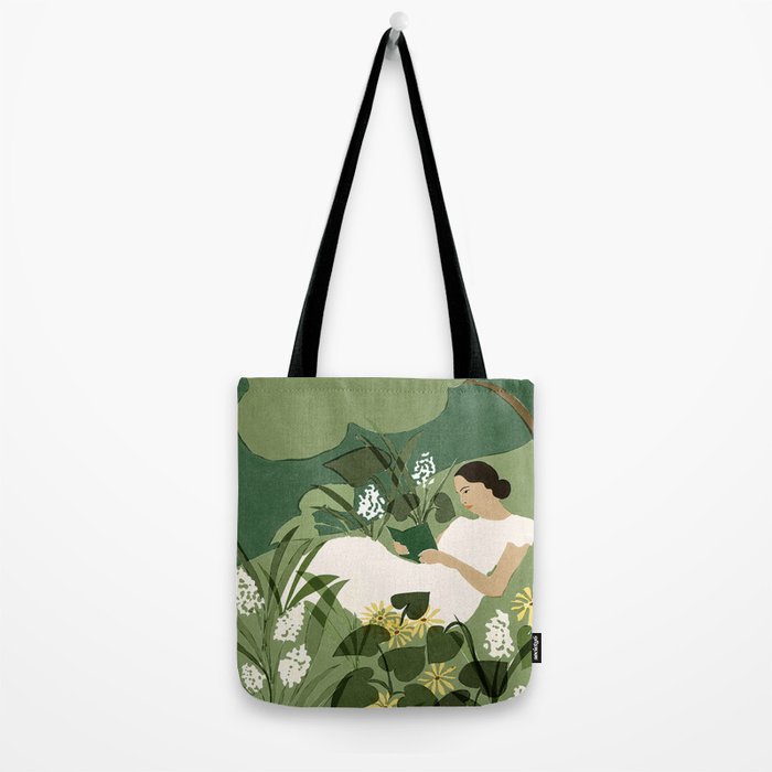 Books, Spring, Flowers Tote Bag Gallery Image 2