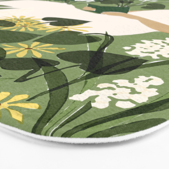 Books, Spring, Flowers Bath Mat Gallery Image 3