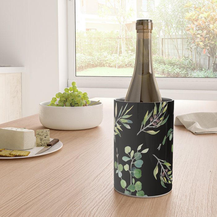 Eucalyptus and Olive Pattern  Wine Chiller Gallery Image 4