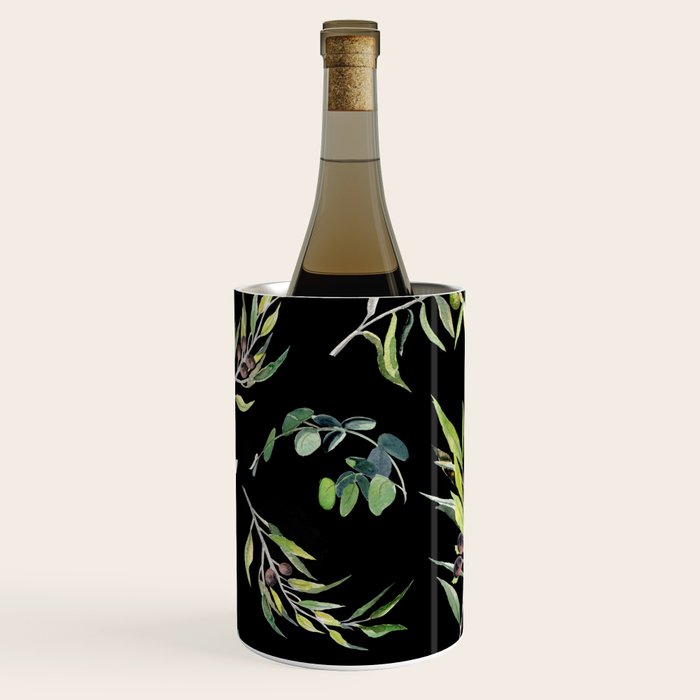 Eucalyptus and Olive Pattern  Wine Chiller Gallery Image 3