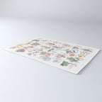 Fairy tale alphabet, fairytale ABC in pink and pastel Rug Gallery Image 3