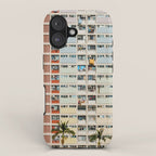 Colorful building Facade in Hong Kong - pastel color - Basketball court, Hongkong iPhone Case Gallery Image 1