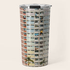Colorful building Facade in Hong Kong - pastel color - Basketball court, Hongkong Travel Mug Gallery Image 1