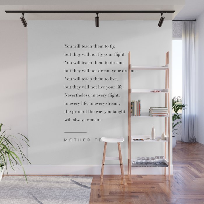 Mother Teresa Quote Wall Mural Gallery Image 1
