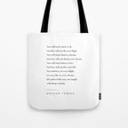 Mother Teresa Quote Tote Bag Gallery Image 1