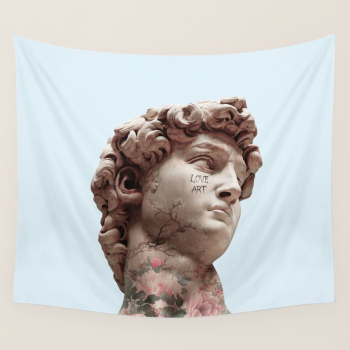 DAVID LOVES ART Wall Tapestry Gallery Image 4