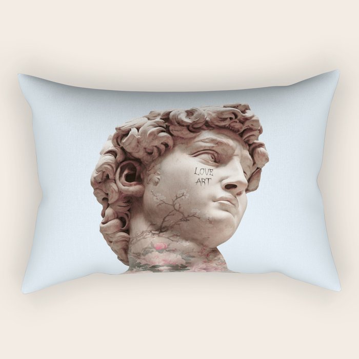 DAVID LOVES ART Rectangular Pillow Gallery Image 1