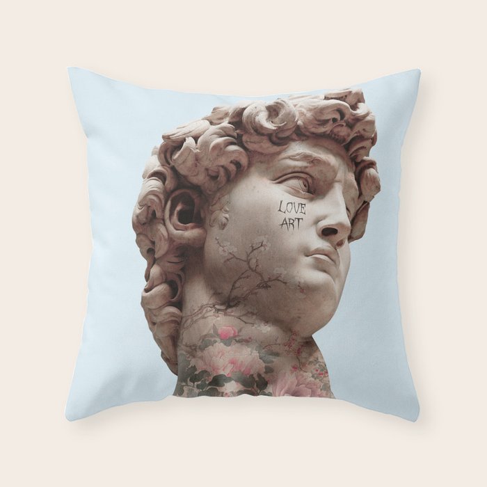 DAVID LOVES ART Throw Pillow Gallery Image 1