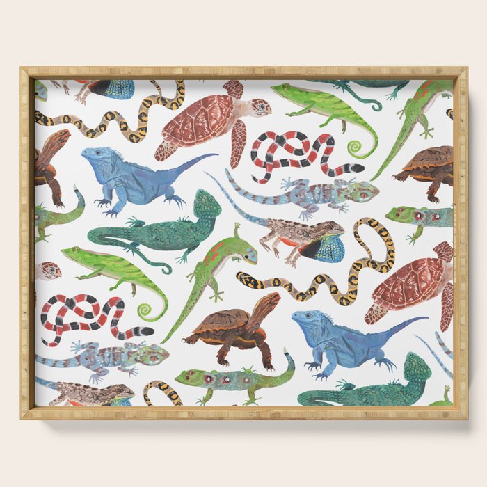 Endangered Reptiles Around the World Serving Tray Gallery Image 1