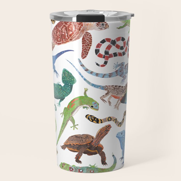 Endangered Reptiles Around the World Travel Mug Gallery Image 1
