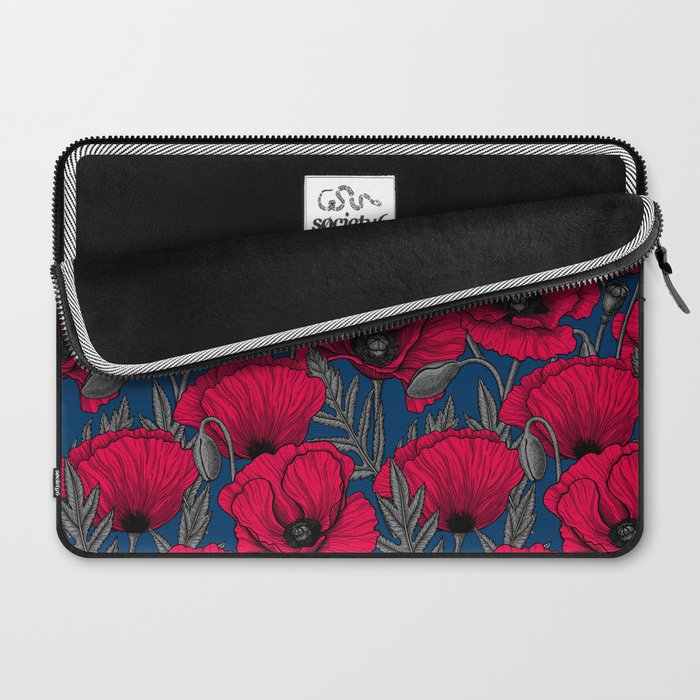 Night poppy garden  Laptop Sleeve Gallery Image 2