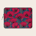 Night poppy garden  Laptop Sleeve Gallery Image 1